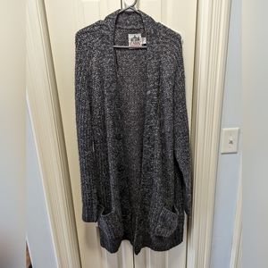 Men's Knee-length Cardigan